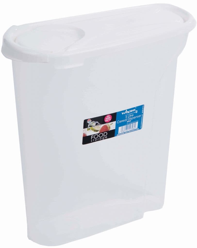 Wham Cereal Dispenser Food Storage - 5L White