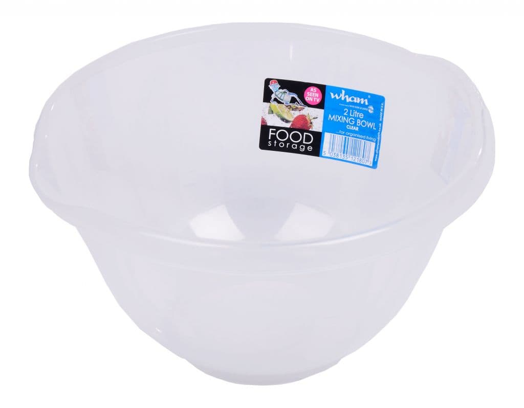 Wham Clear Mixing Bowl - 2ltr