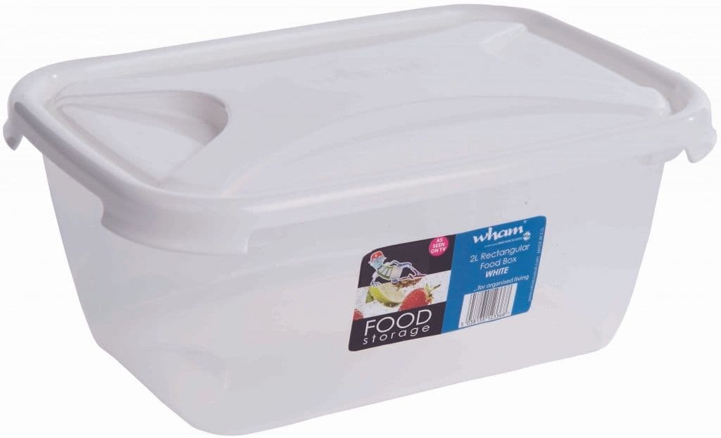 Wham Rectangular Food Storage - White 1.6L