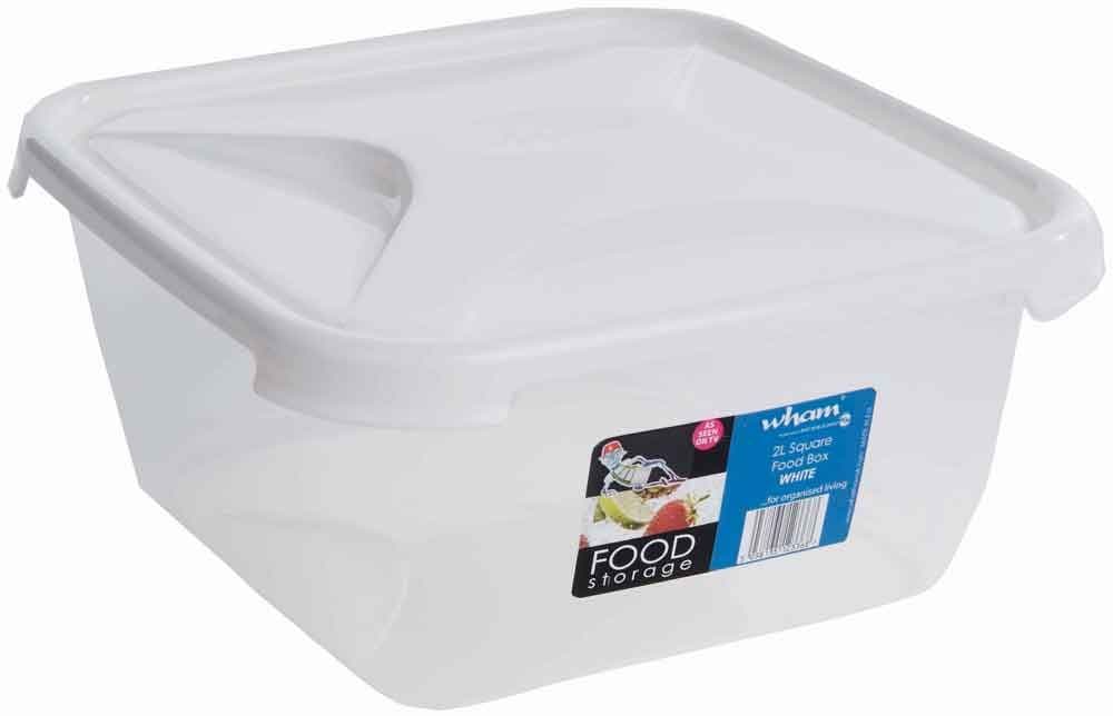 Wham Square Food Storage 2L - White