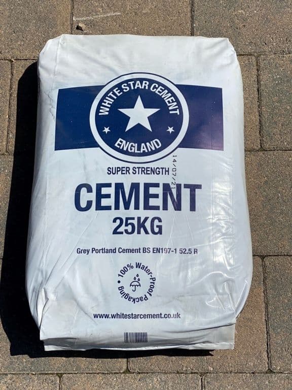 Whitestar Cement Water Resistant Bag - 25kg