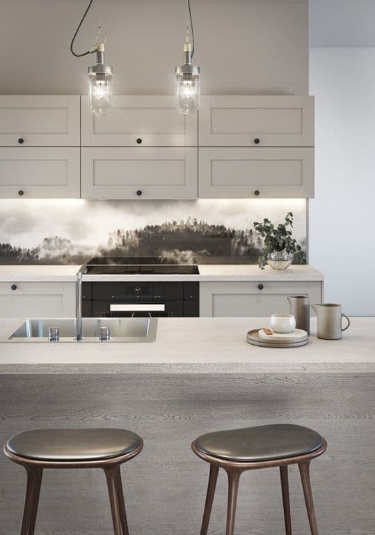 Wilsonart Silver Oak Worktop 38mm Square Edge - 3m x 600mm x 38mm