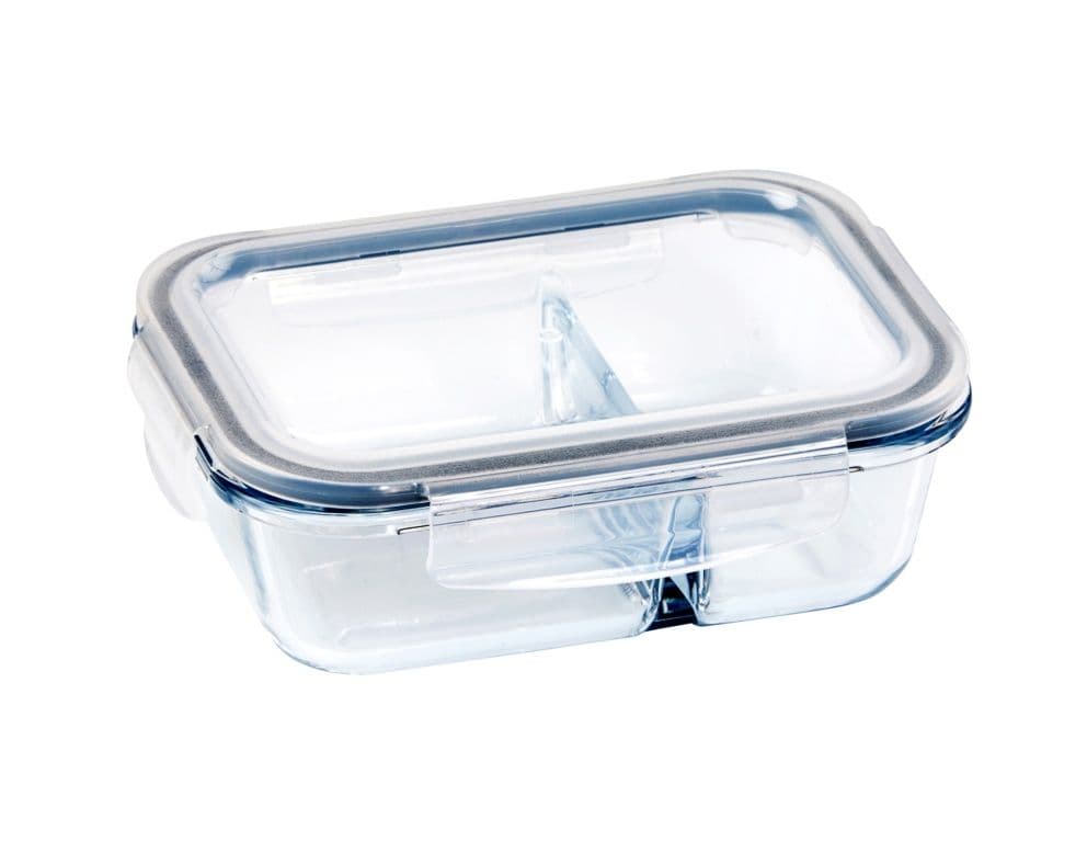Wiltshire Rectangular Glass Food Container - 600ml capacity