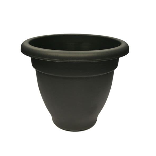 Winchester Octagonal Bell Pot - 25cm Ebony