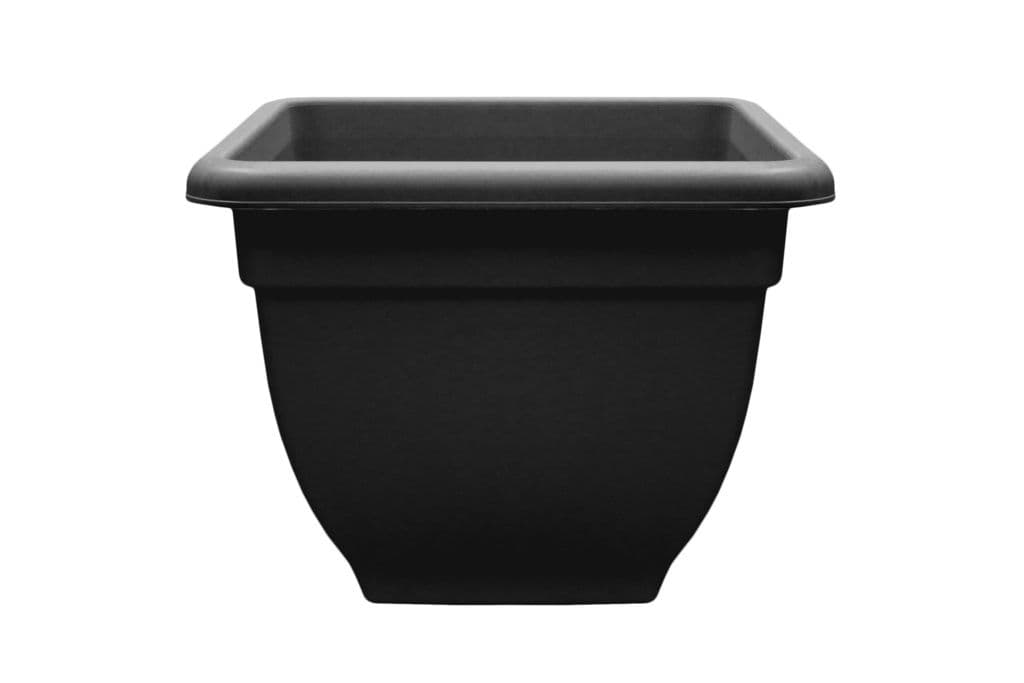Winchester Square Bell Pot - Ebony 45cm