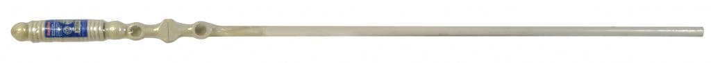 Woodside White Finish Wooden Curtain Pole - 180cm, 28mm diameter