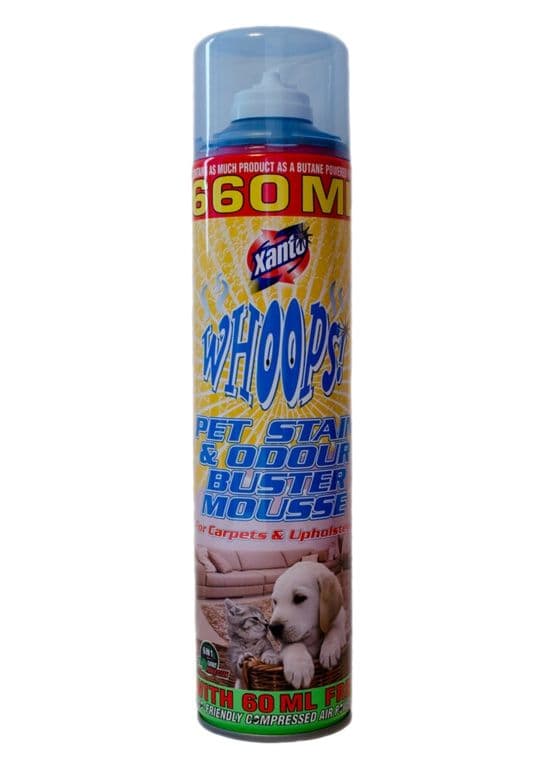 Xanto Vamoosh Pet Stain & Odour Buster Mousse - 600ml