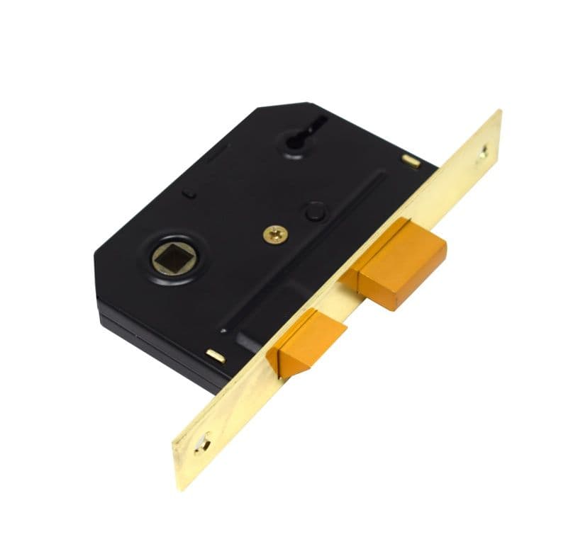 Yale Essentials 3 Lever Sashlock - Brass 64mm