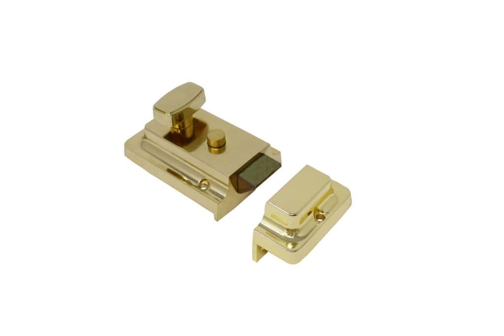 Yale Essentials Nightlatch - Polished Brass