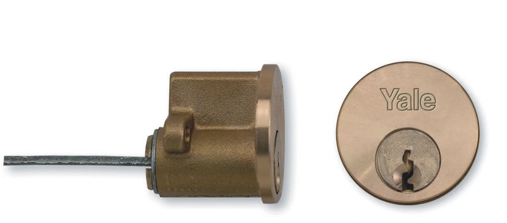 Yale Replacement Rim Cylinder - Polished Brass