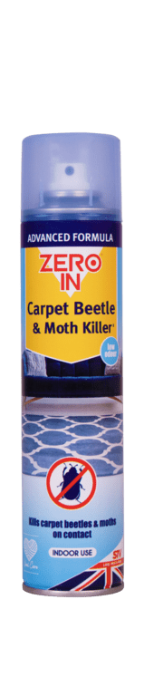 Zero In Carpet Beetle & Moth Killer - 300ml Aerosol