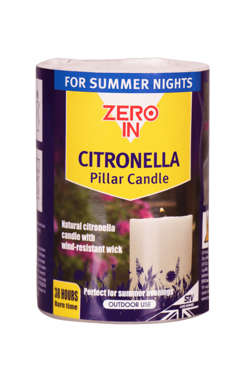 Zero In Citronella Pillar Candle