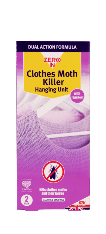 Zero In Moth Killer Hanging Unit - Twin Pack
