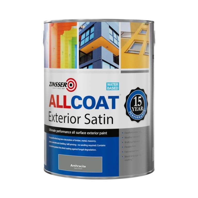 Zinsser Allcoat Exterior Water Based Satin Ral 7016 - 5L