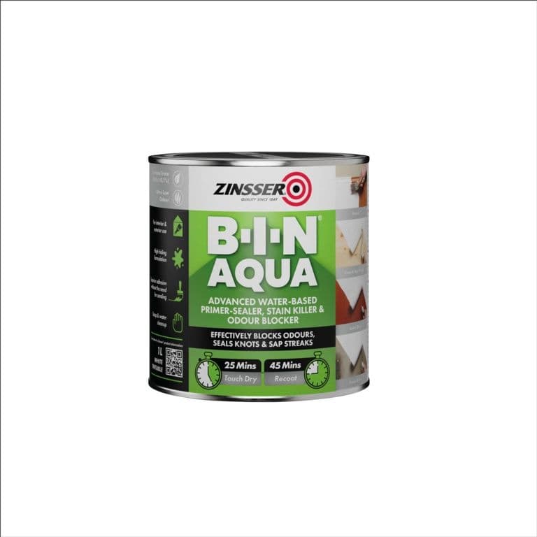 Zinsser B-I-N Aqua Primer Sealer Stain Killer - 1L