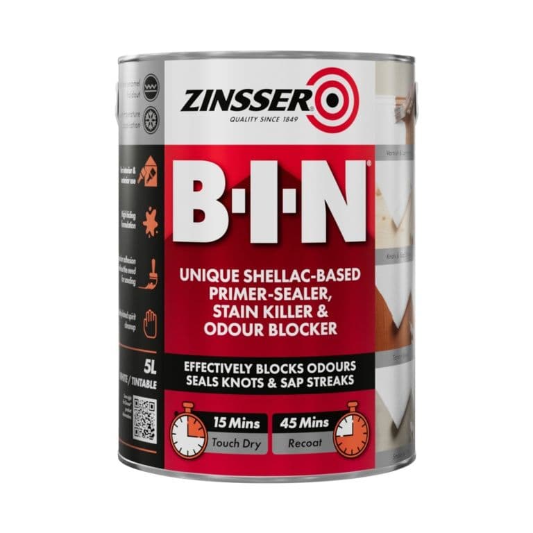 Zinsser B-I-N Primer Sealer Stain Killer - 5L