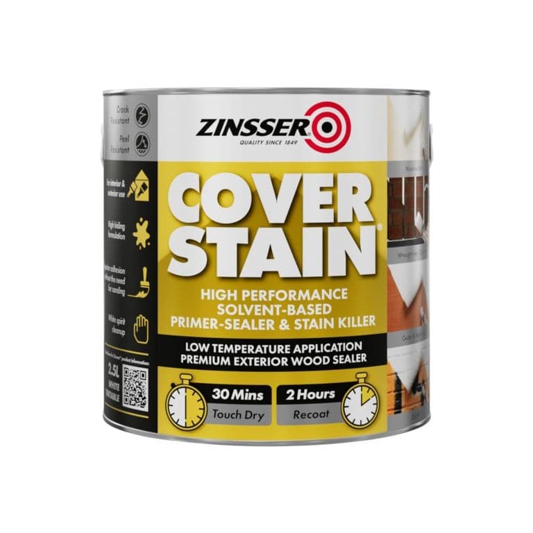 Zinsser Cover Stain Oil Based Sealer Stain Killer - 2.5L