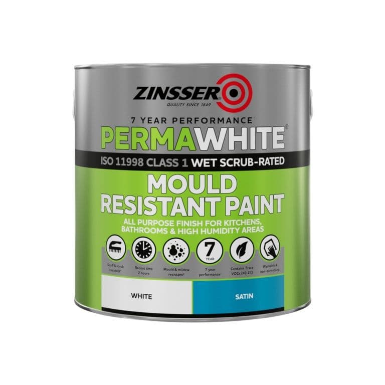 Zinsser Perma-White Interior Satin Mould Remover - 2.5L