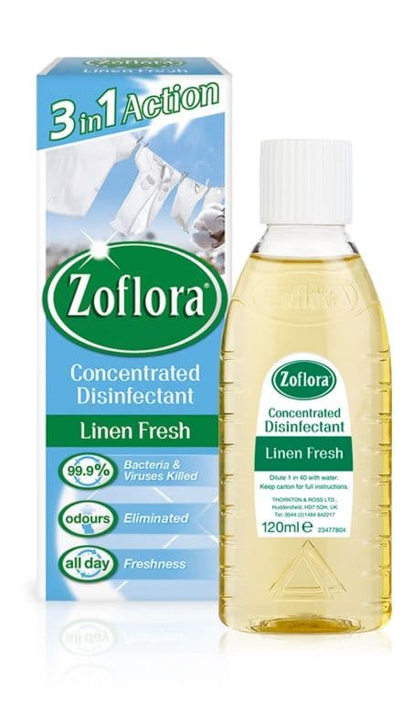 Zoflora Disinfectant 120ml - Linen Fresh