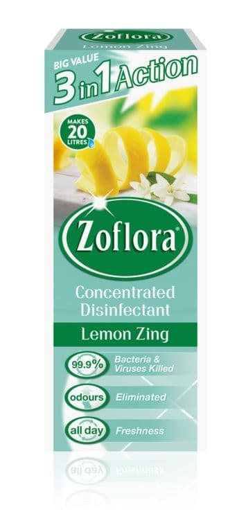 Zoflora Disinfectant 500ml - Lemon Zing