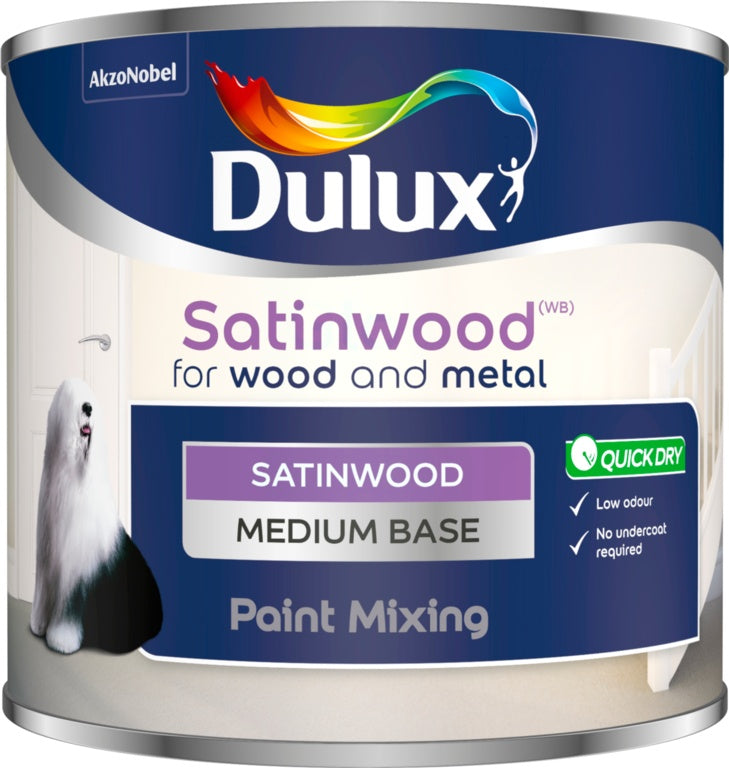 Dulux Colour Mixing 500ml - Medium Satinwood Base