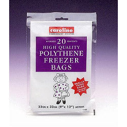 Caroline Freezer Bags (20) - 9" x 13" (23 x 33cm)
