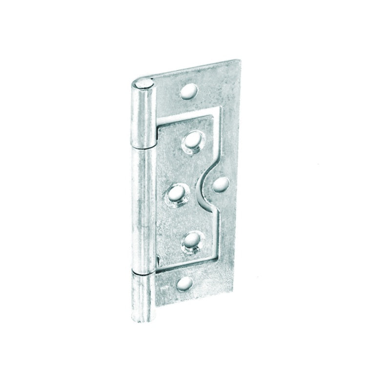 Securit Flush Hinges Zinc Plated (Pair) - 75mm