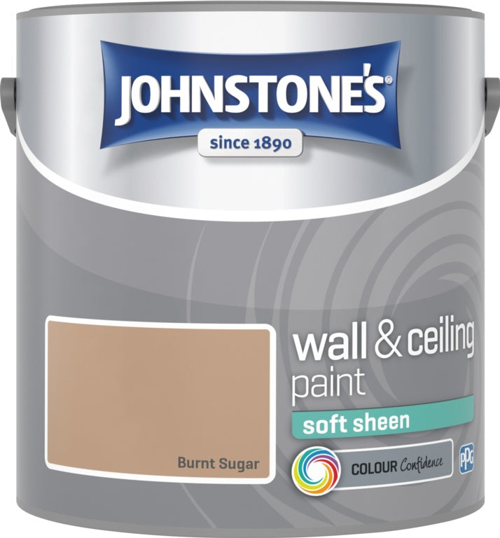 Johnstone's Wall & Ceiling Soft Sheen 2.5L - Burnt Sugar