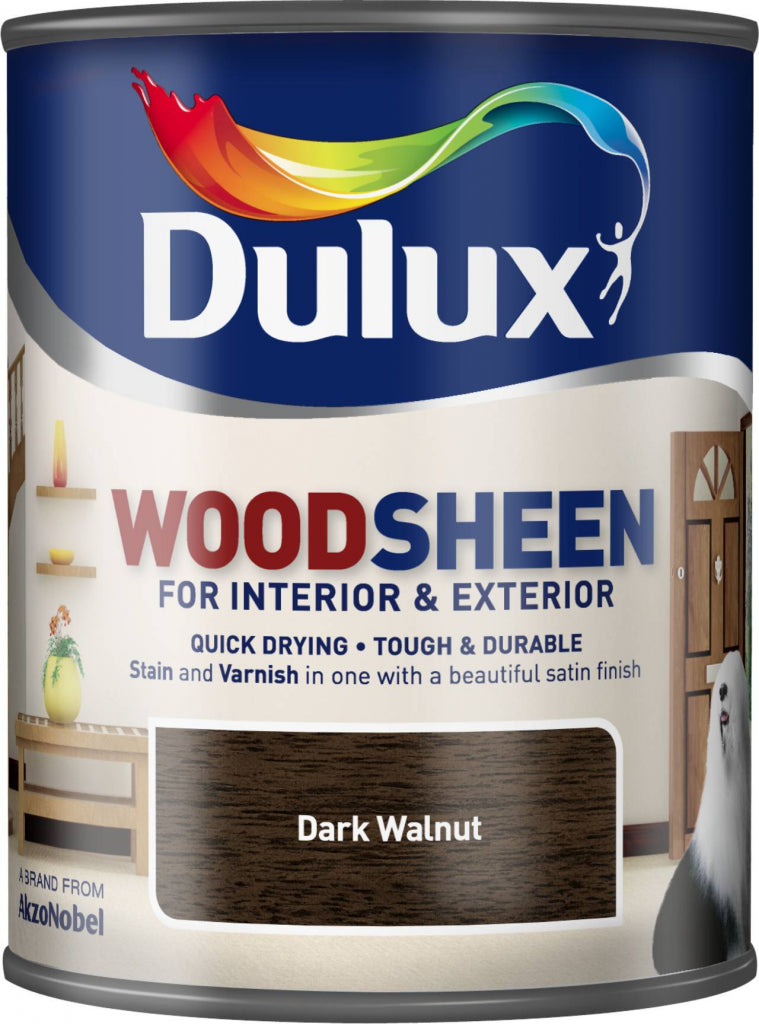 Dulux Woodsheen 750ml - Dark Walnut