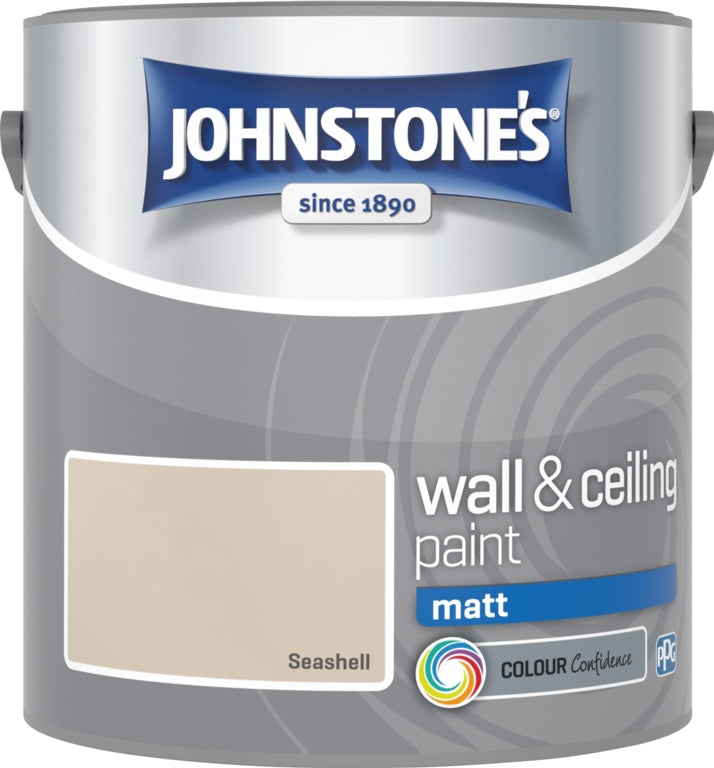 Johnstone's Wall & Ceiling Matt 2.5L - Seashell