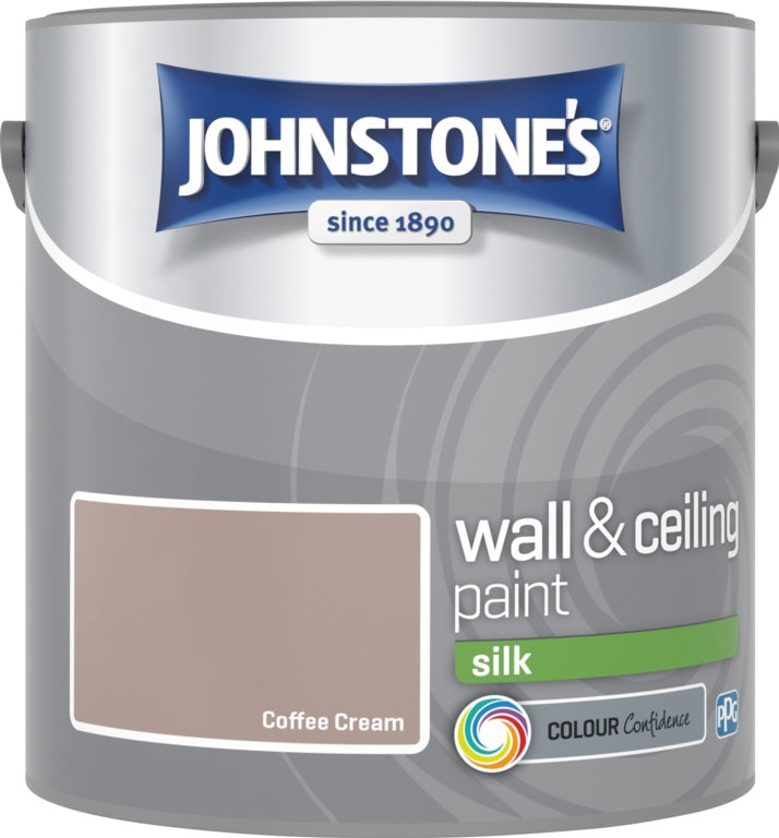 Johnstone's Wall & Ceiling Silk 2.5L - Coffee Cream