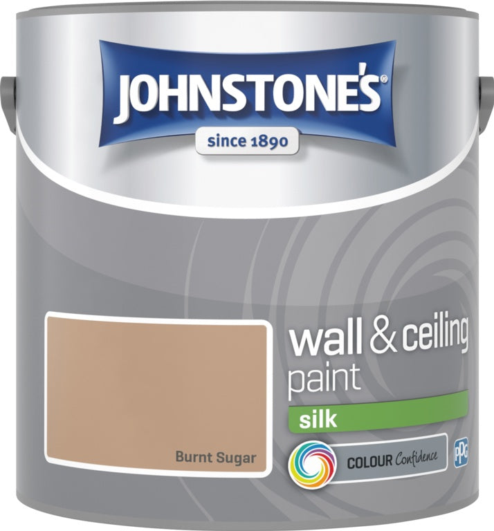 Johnstone's Wall & Ceiling Silk 2.5L - Burnt Sugar