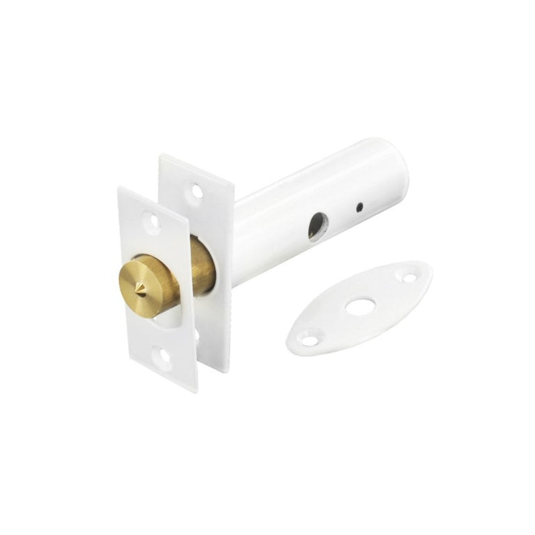 Securit Security Doorbolt White - 60mm - Pack of 10