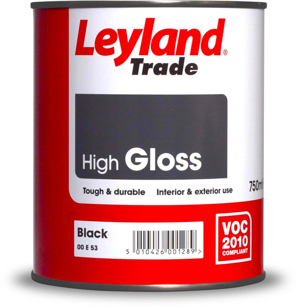 Leyland Trade Gloss - 2.5L Black