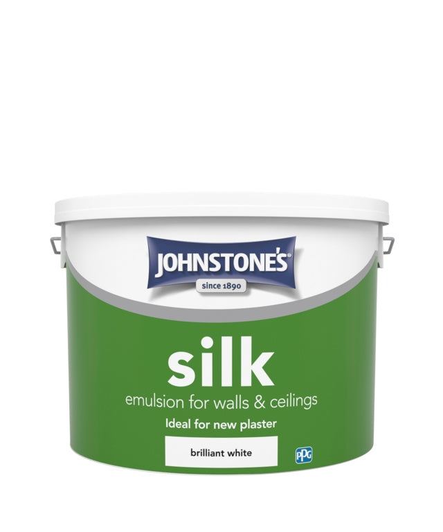 Johnstone's Silk 10L - Pure Brilliant White