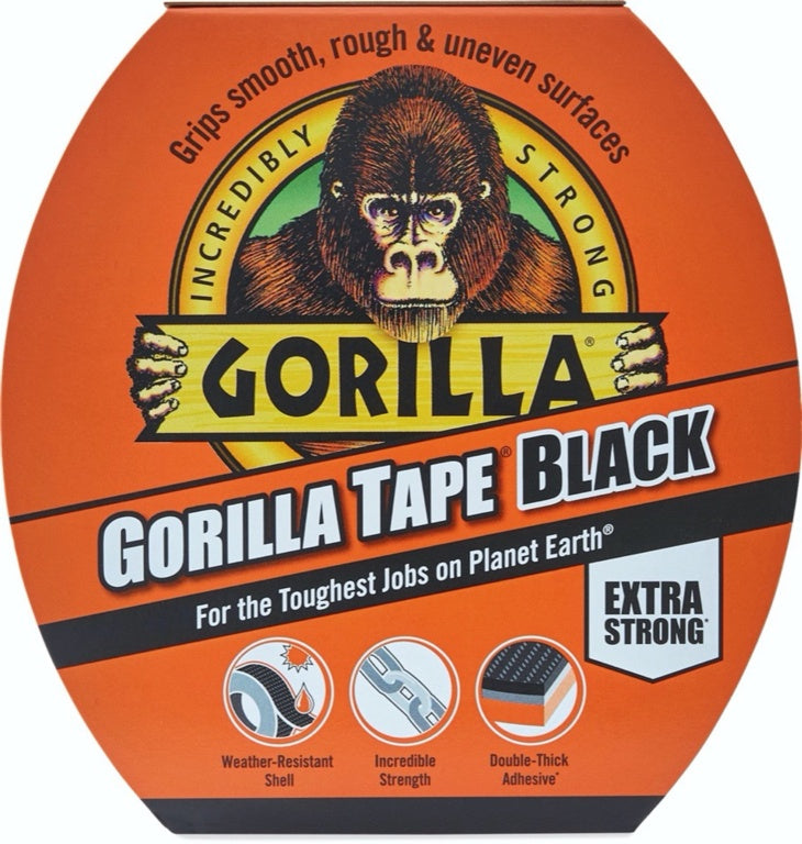 Gorilla Tape Black - 11m Roll