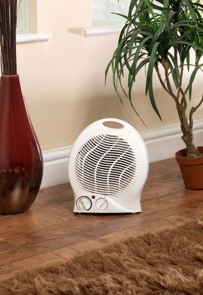 SupaWarm Fan Heater 2000w - Size: 220mm(w)x130mm(d)x260mm(h)