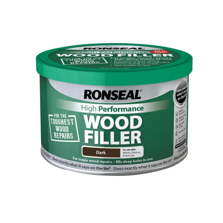 Ronseal High Performance Wood Filler 275g - Dark