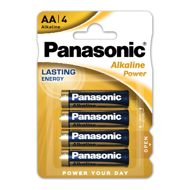 Panasonic Alkaline - AA Pack 4