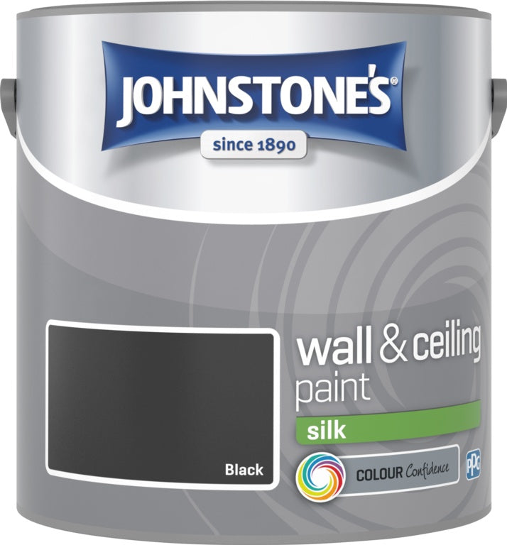 Johnstone's Wall & Ceiling Silk 2.5L - Black