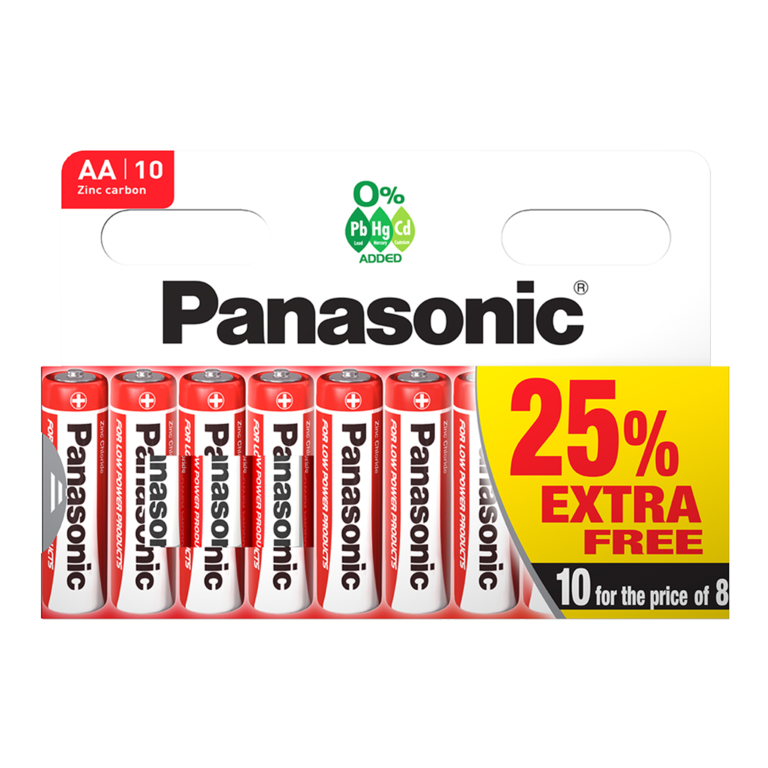 Panasonic Red Specials AA Pack 10 - R6RB10