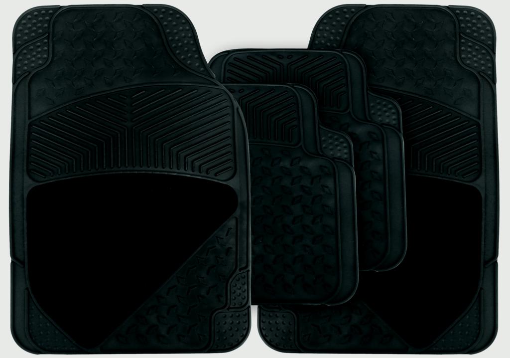 Streetwize Premier Rubber Carpet Mat Set - 4 Piece