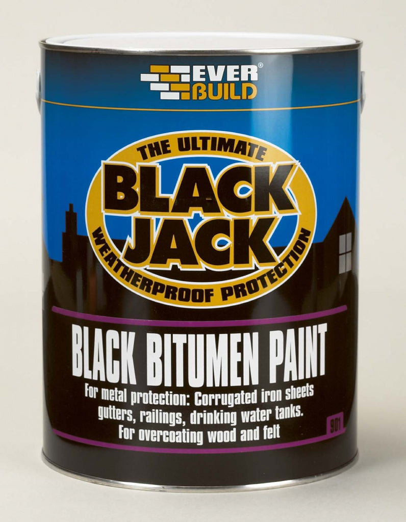 Everbuild Black Bitumen Paint - 2.5L