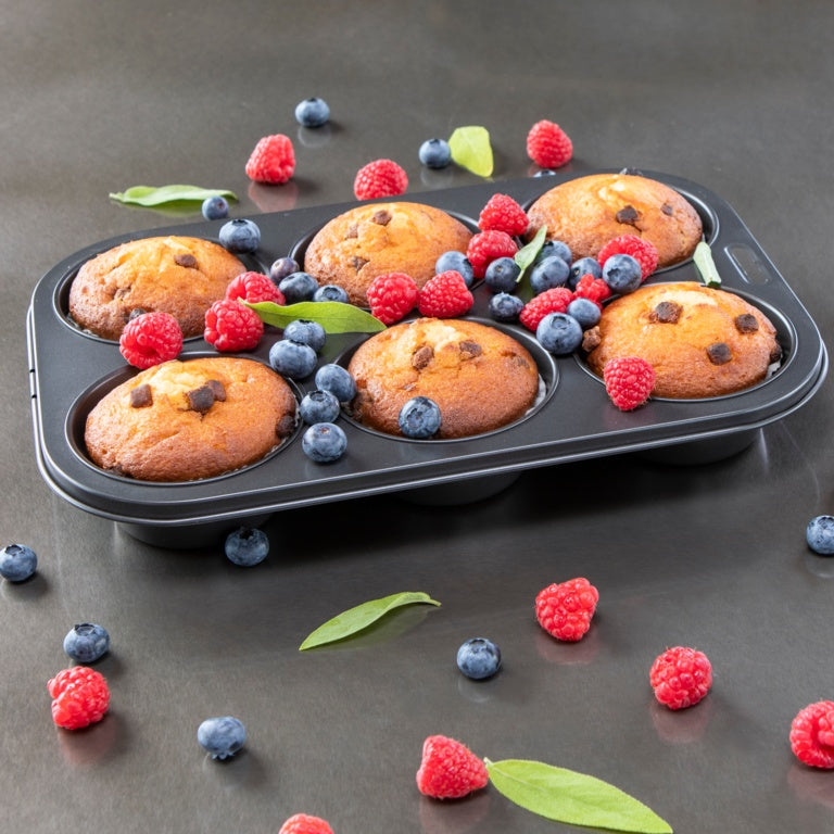 I-Bake Deep Muffin Pan - 6 Cup