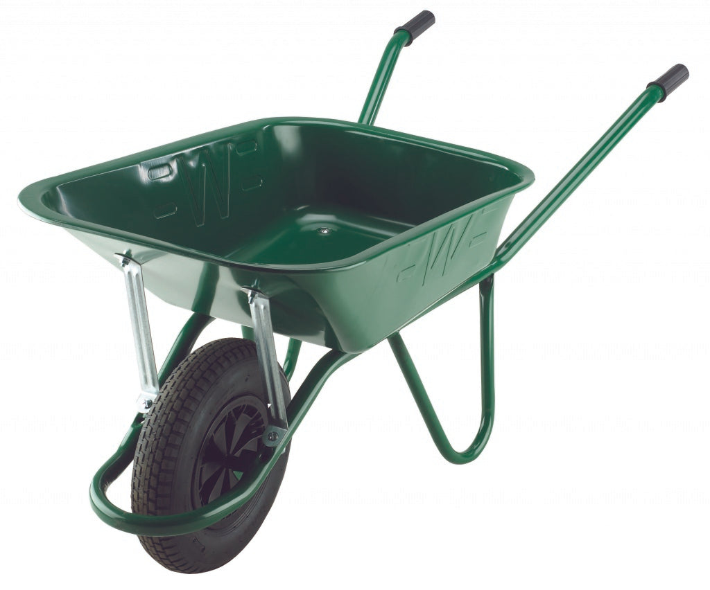 Walsall Wheelbarrow Endurance Heavy Duty Wheelbarrow - 90 Litre Green