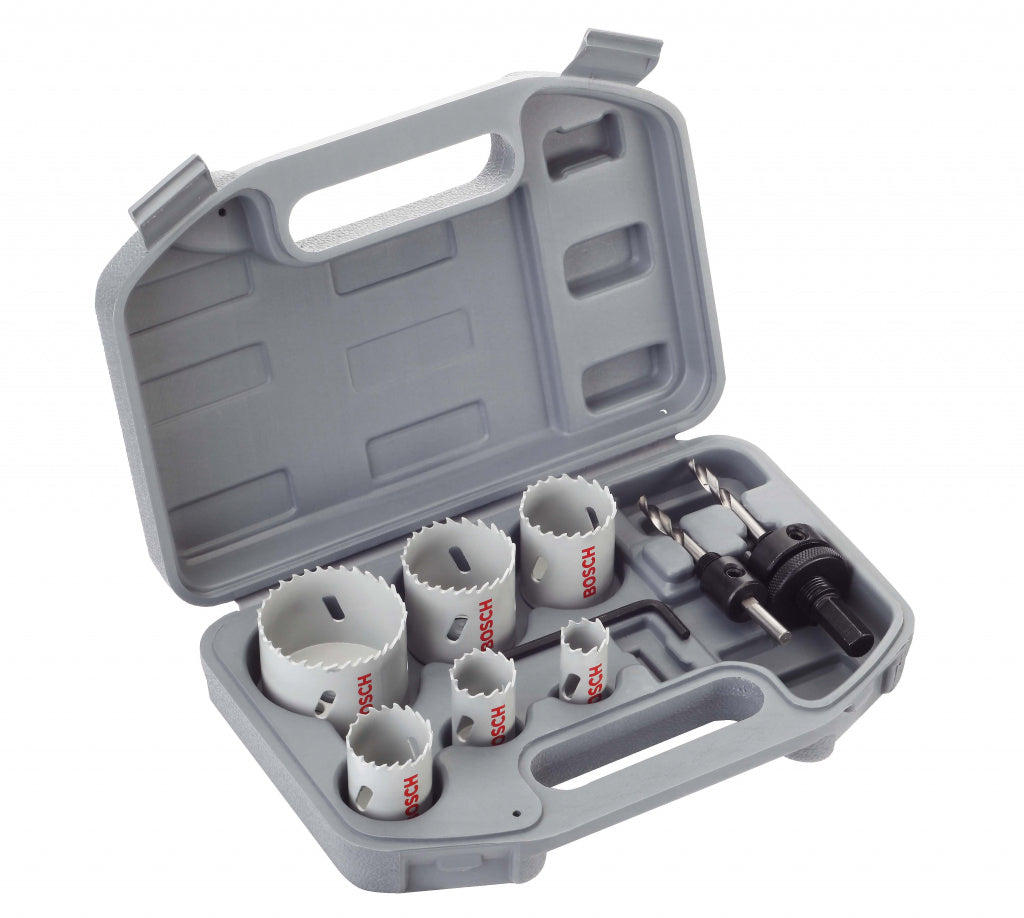 Bosch Electrician's HSS Bi Metal Holesaw Kit - 9 Piece