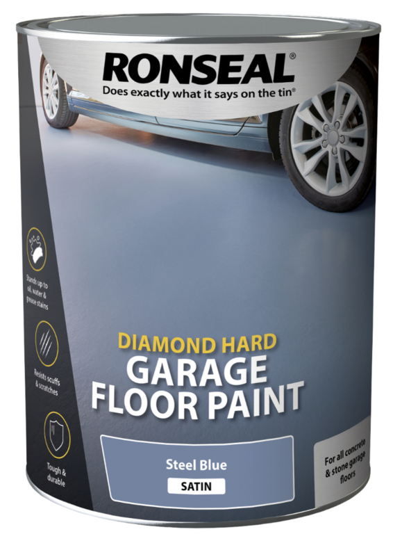 Ronseal Diamond Hard Garage Floor Paint 5L - Blue – Status Home Care