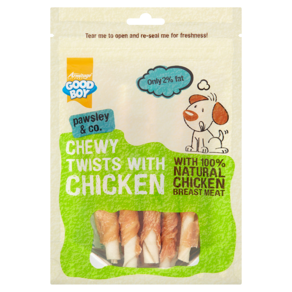 Good Boy Chewy Twists With Chicken - 90g