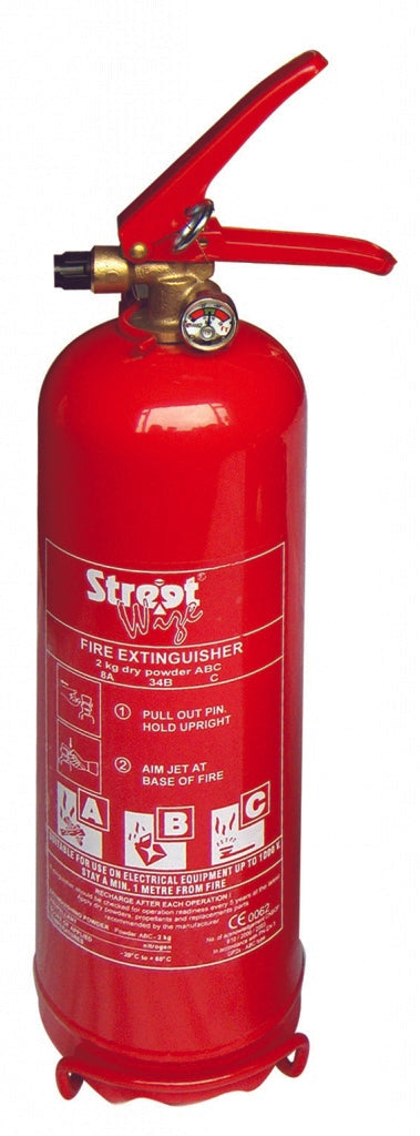 Streetwize ABC Fire Extinguisher With Gauge - 1kg