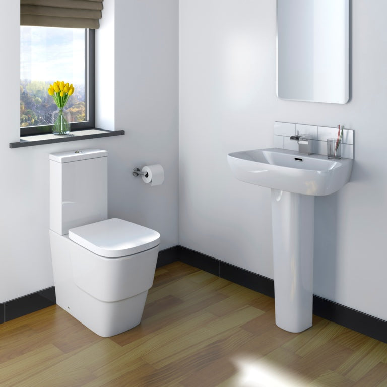 SP Eco Edge Close Coupled Cistern - W: 280mm H: 400mm D: 150mm